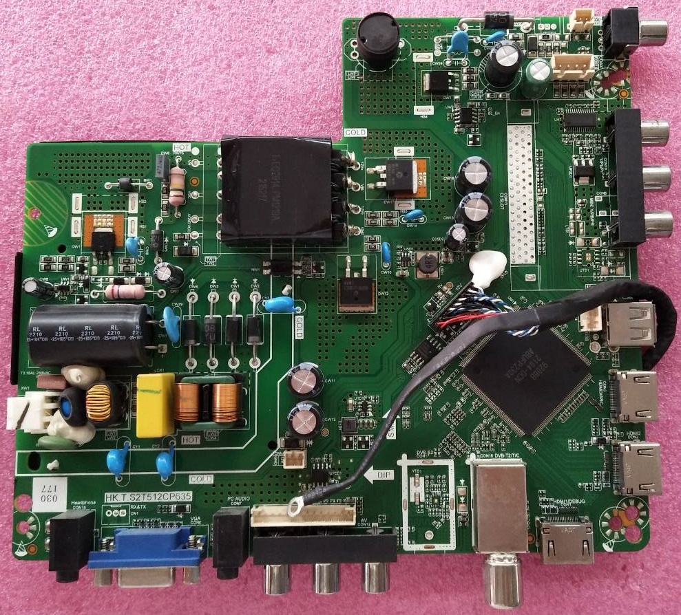 เมนบอร์ดทีวีไฮเออร์ HAIER ของแท้ถอดจากเครื่อง ใช้กับรุ่นLE32B9600T พาร์ทHK.T.S2T512CP635 เบอร์ทีบาร์ PT320AT02-2