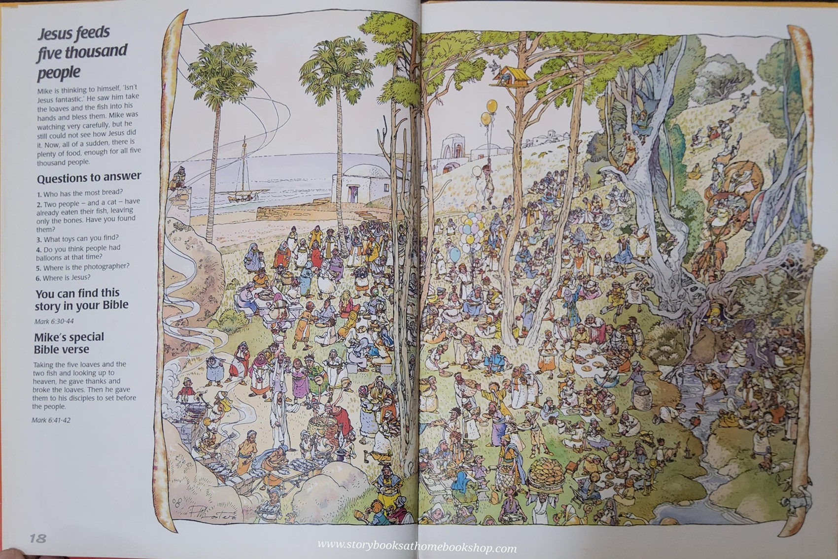 หนังสือนิทานปกแข็ง Puzzle book 🍅🍓 MINI MIKE in the New Testament