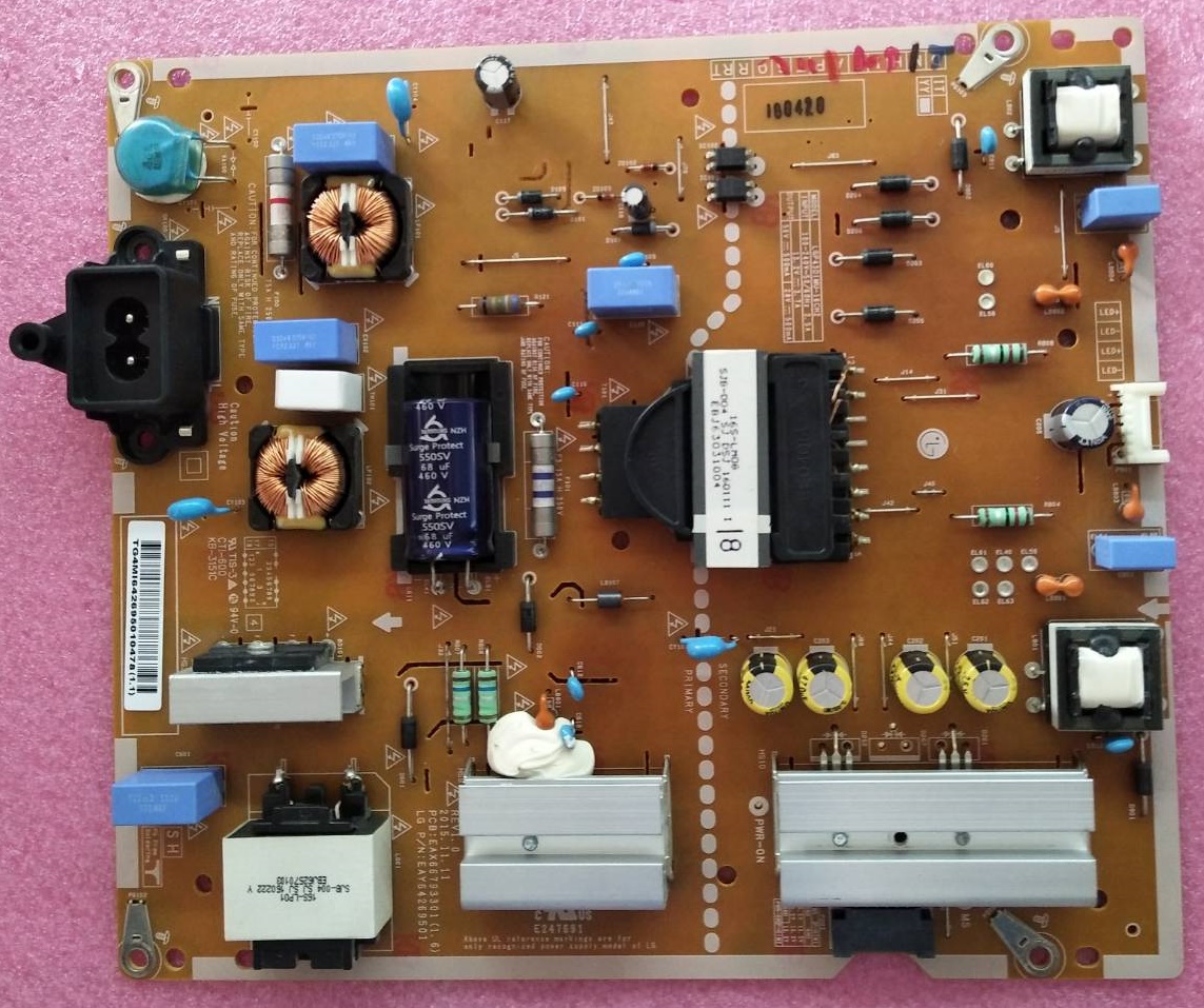 POWER SUPPLY LG (ซับพลาย แอลจี) ของแท้ถอดจากเครื่อง ใช้กับรุ่น 43UH650T-TB.BTMWLJV พาร์ท EAY64269501 EAX66793301