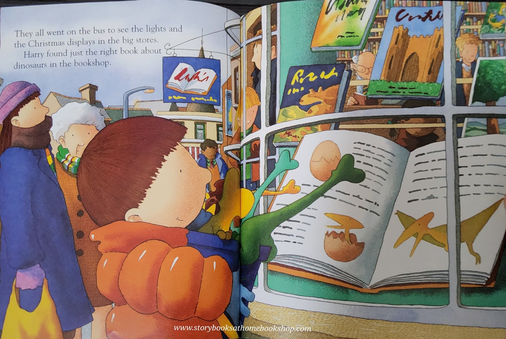 หนังสือนิทานปกอ่อน** 🍅🍓Harry and the Dinosaurs make a Christmas Wish