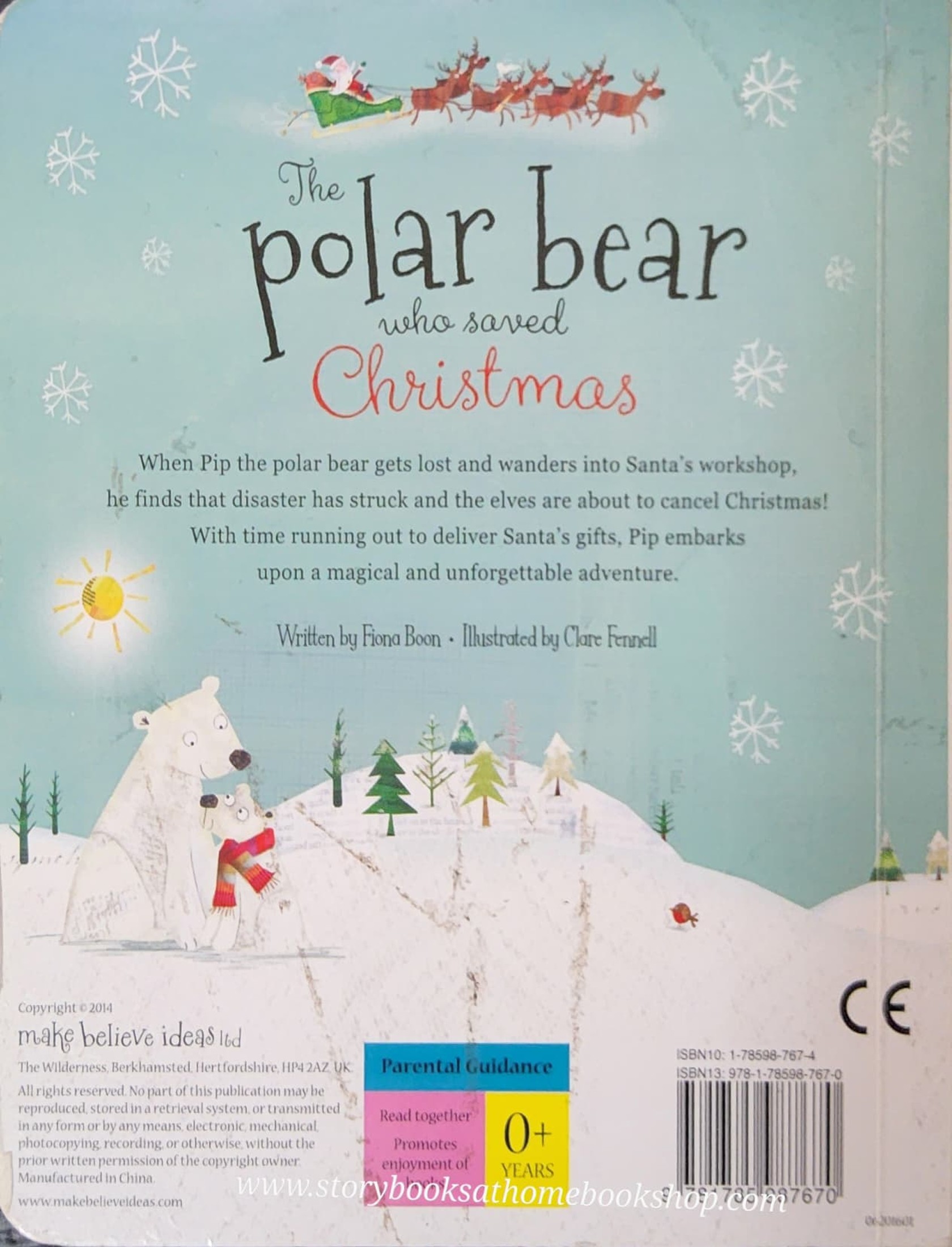 BOARD BOOK** 🍅🍅THE POLAR BEAR WHO SAVED CHRISTMAS