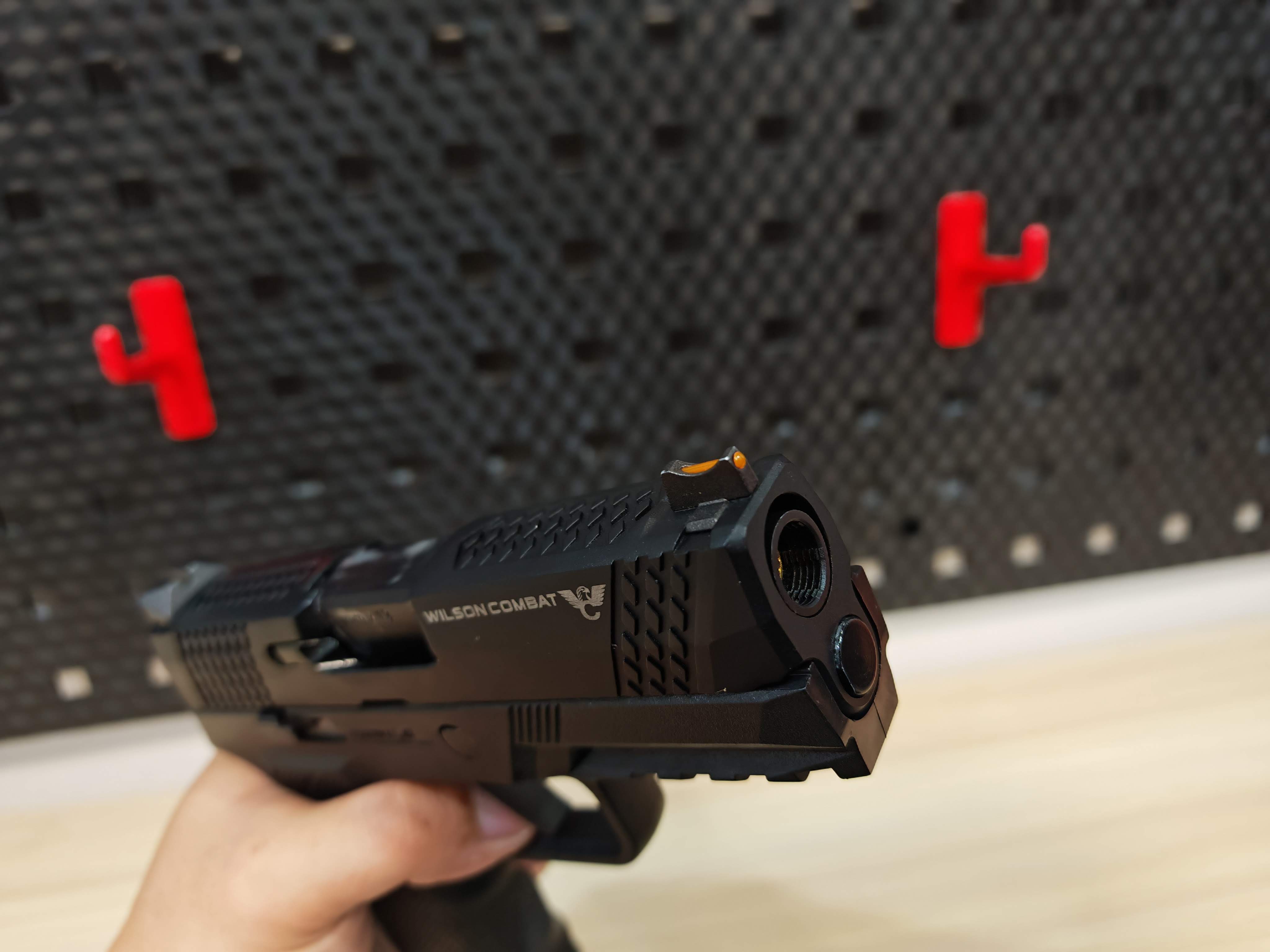 WE SIGSAUER P320 F18V2 Wilson Combat GBB BB Gun บีบีกัน แบบแก๊ส ปืนอัดลม มือสอง Airsoft Gun