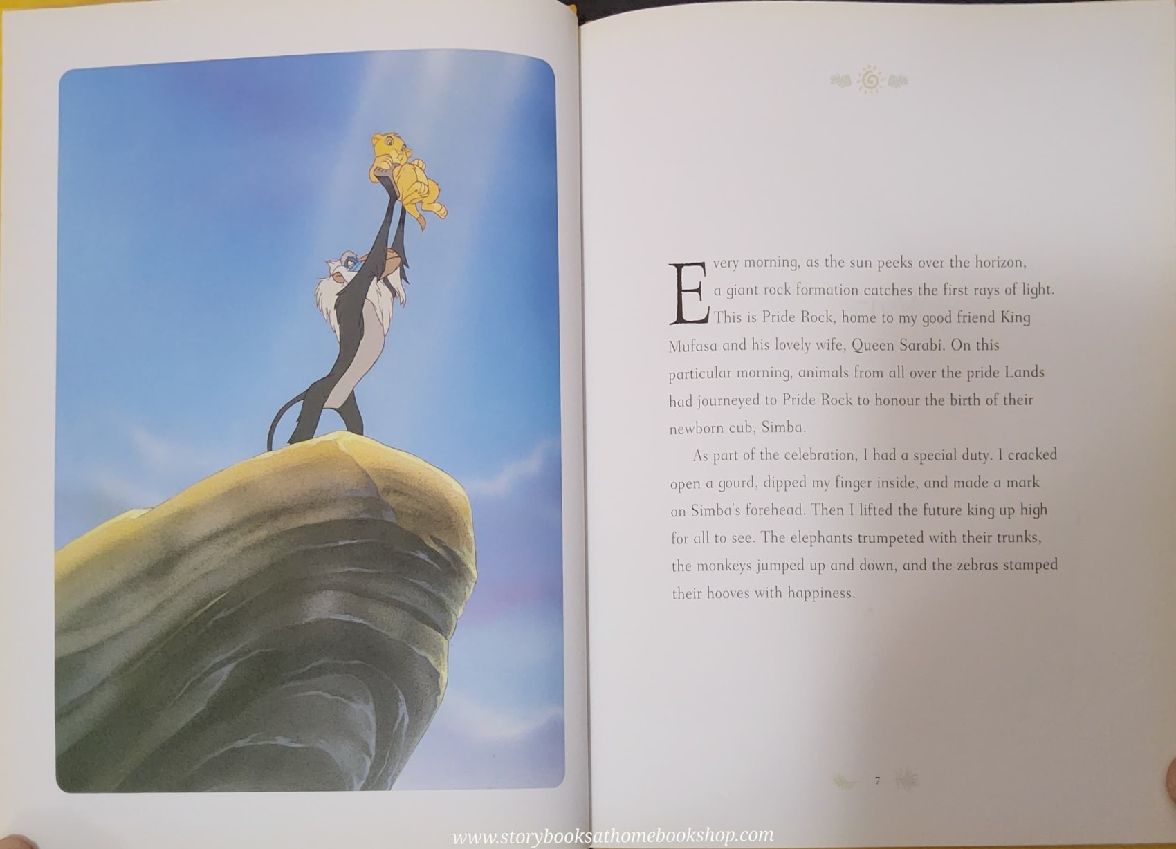 หนังสือนิทานปกแข็ง ** 🍅🍓DISNEY THE LION KING with CD