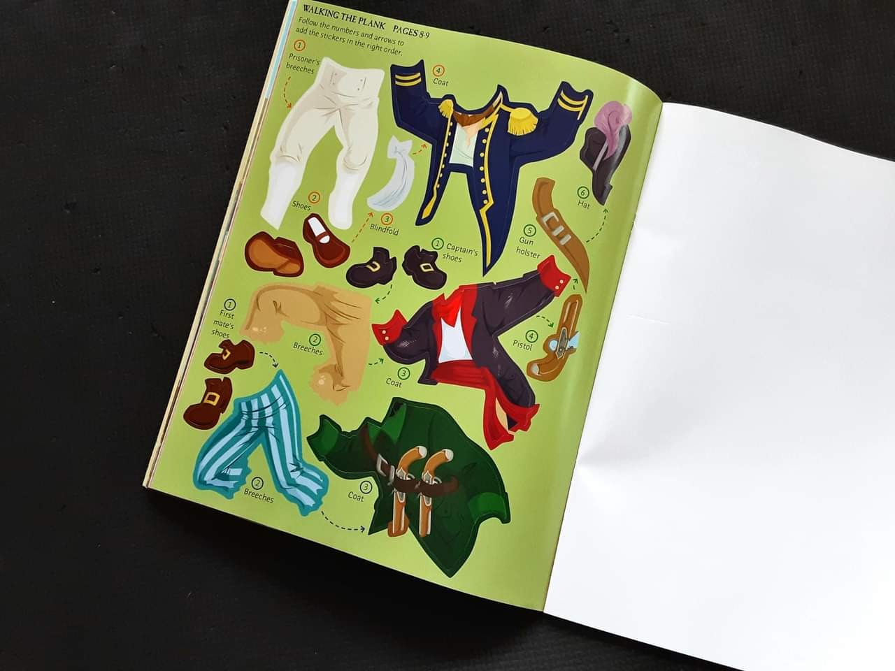 USBORNE ACTIVITIES BOOK ð
ðSTICKER SAILORS &SEAFARERS (160 STICKERS)