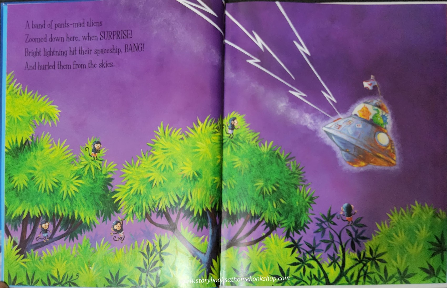 หนังสือนิทานปกแข็ง** 🍅🍅ALIENS LOVE DINOPANTS