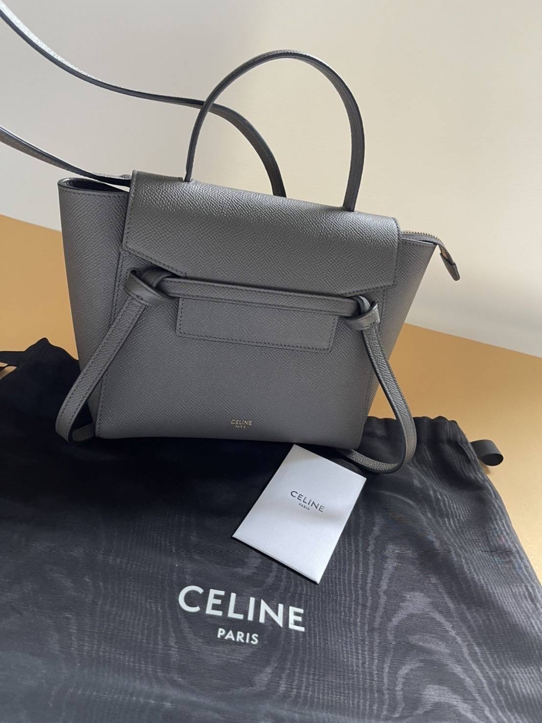 New Celine Nano Belt Bag Size 8 x 8 x 4 นิ้ว