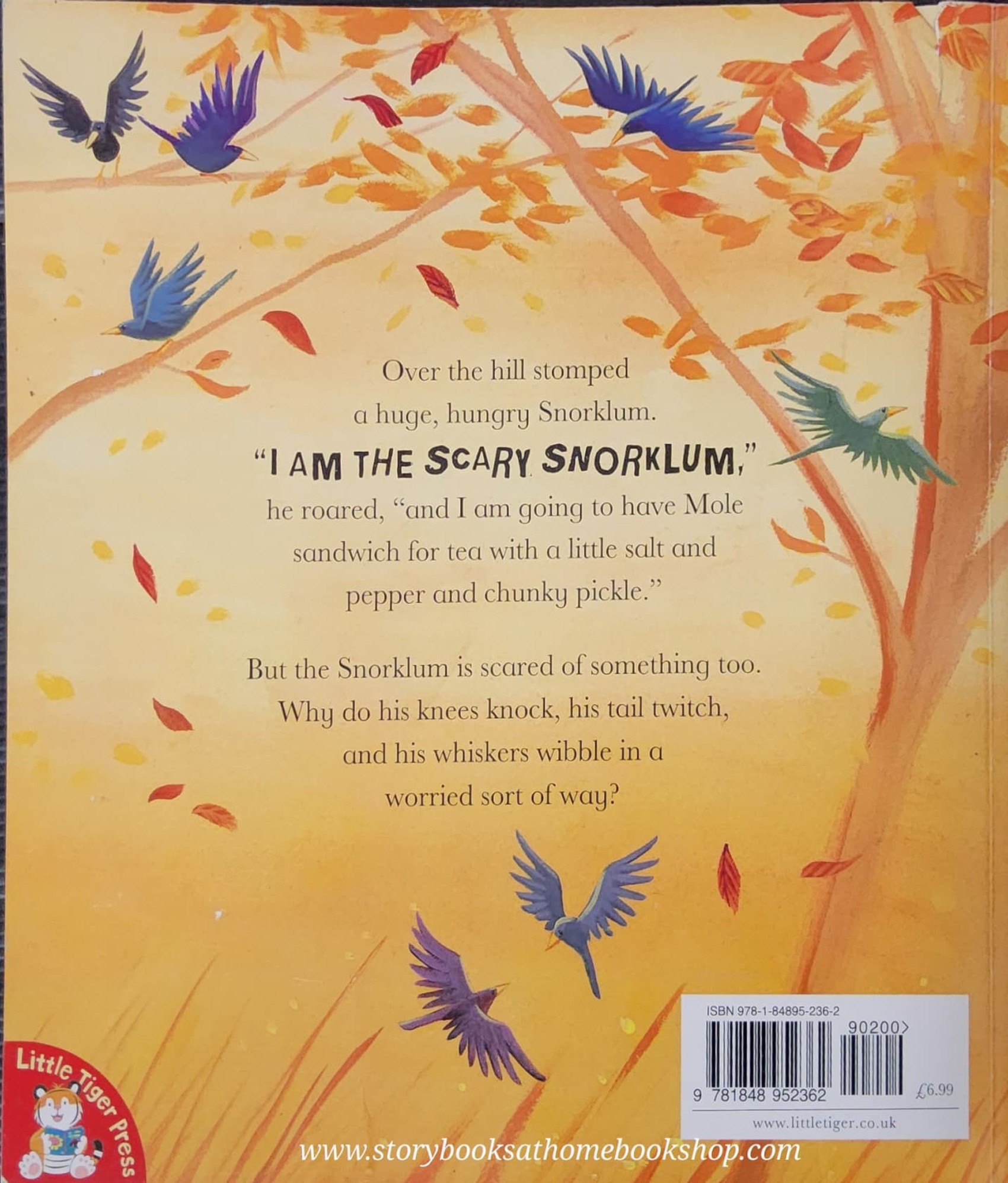 หนังสือนิทานปกอ่อน** 🍅🍅THE NOT-SO SCARY SNORKLUM