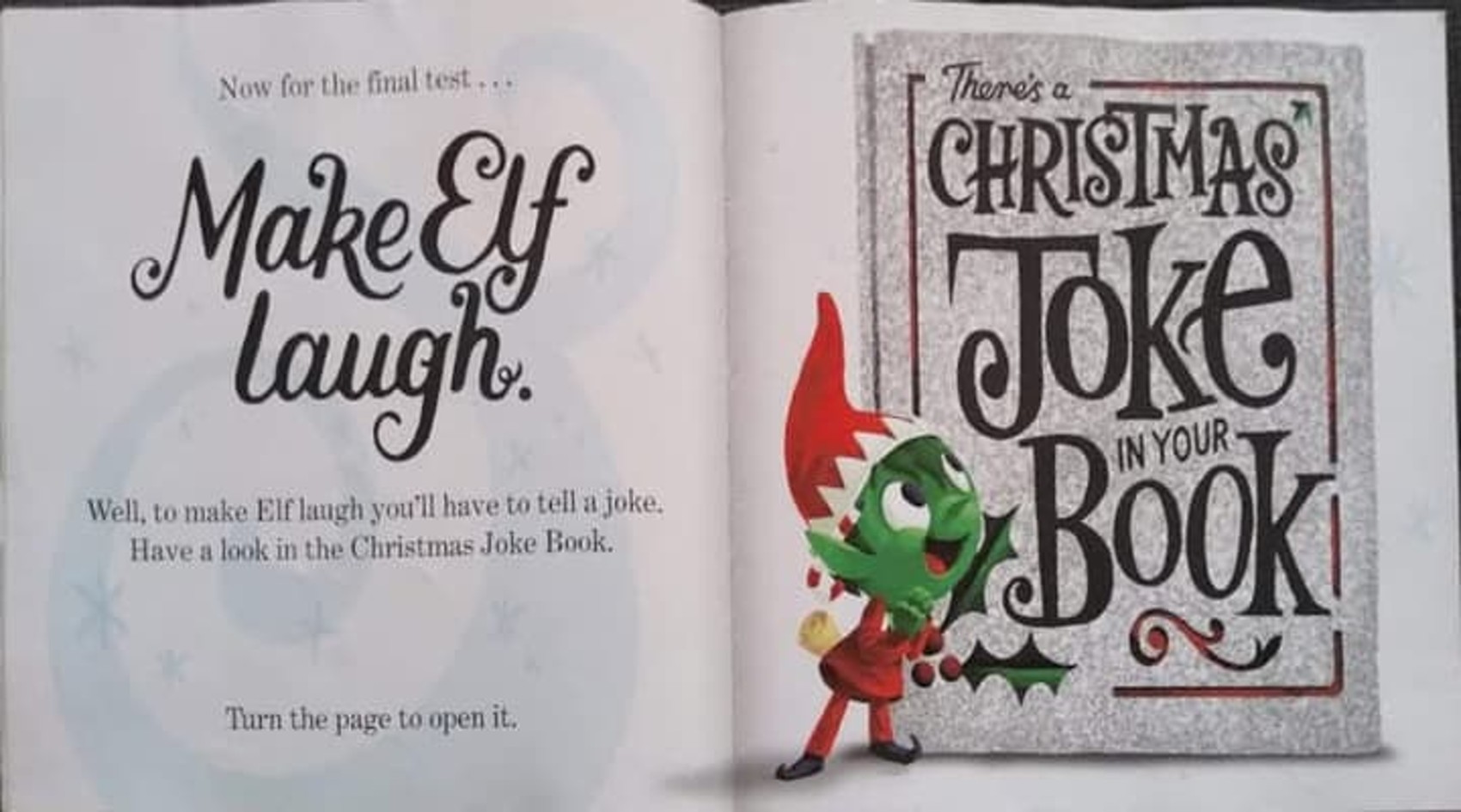 หนังสือนิทานปกอ่อน** 🍓🍓THERE'S AN ELF IN YOUR BOOK