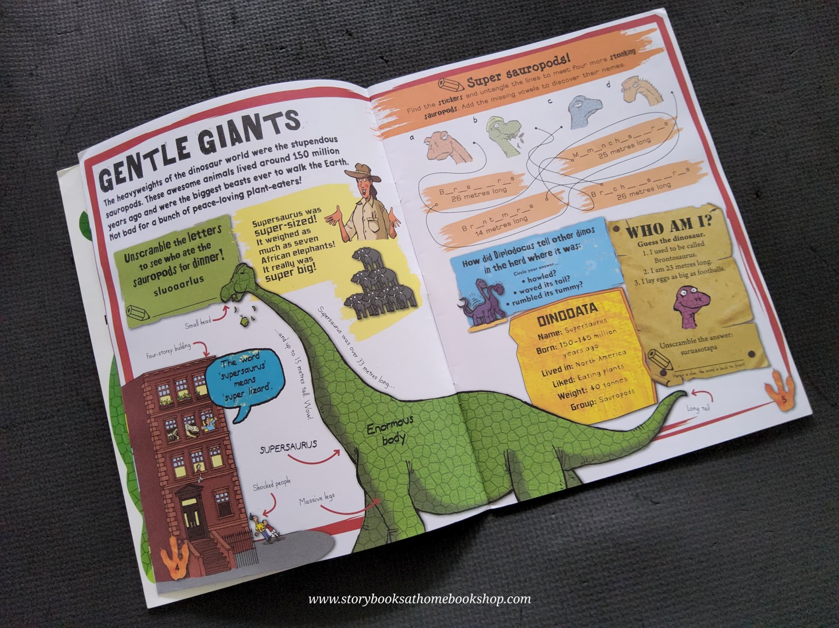 MODEL ACTIVITIES BOOK** ð
ð
AWESOME! DEADLY DINOS