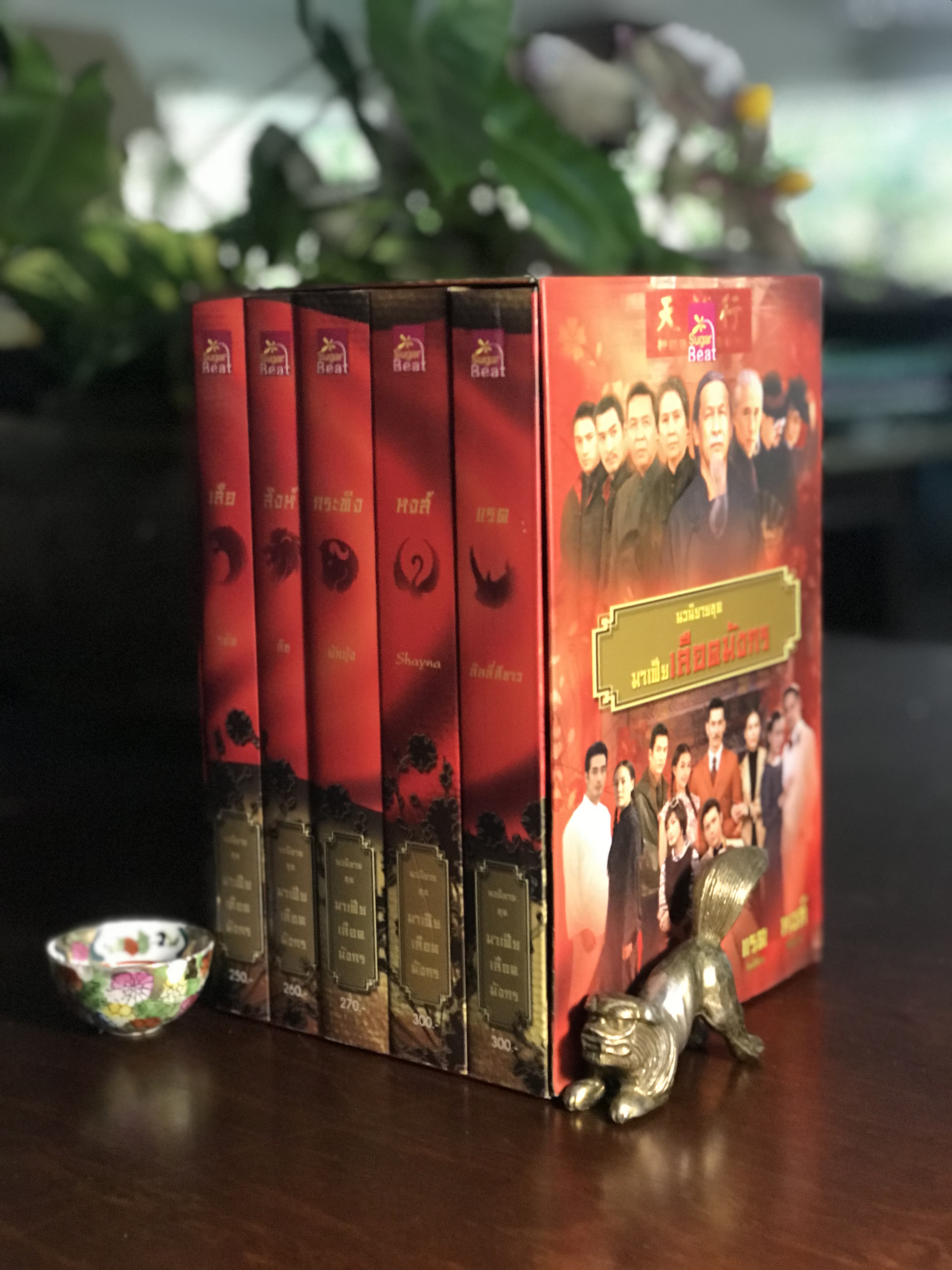 Boxset นวนิยายชุด “มาเฟียเลือดมังกร” (ครบ 5 เล่ม) ตีพิมพ์โดย Sugar Beat ➡️ H5