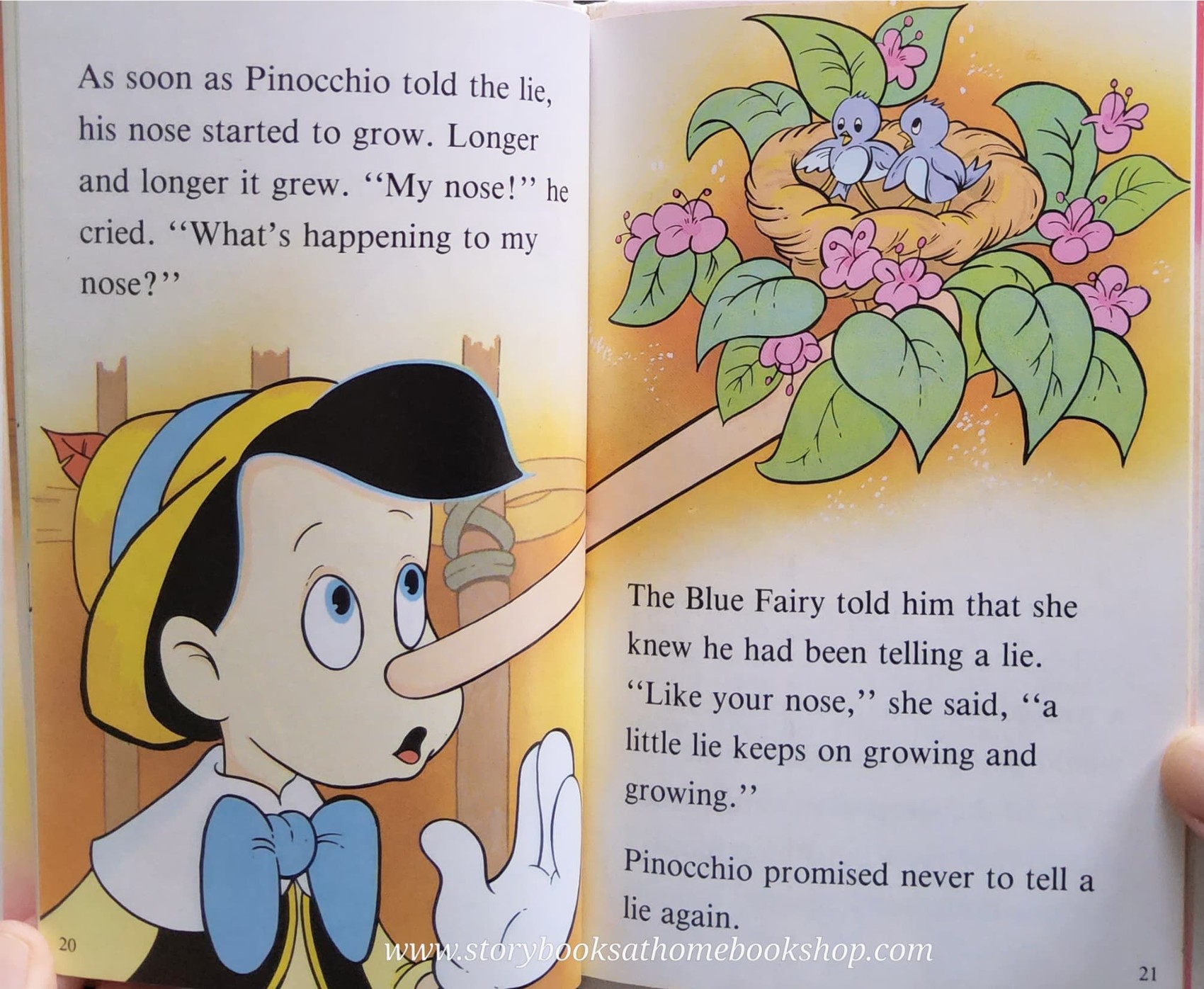 หนังสือนิทานปกแข็ง** 🍅🍅DISNEY PICNOCCHIO