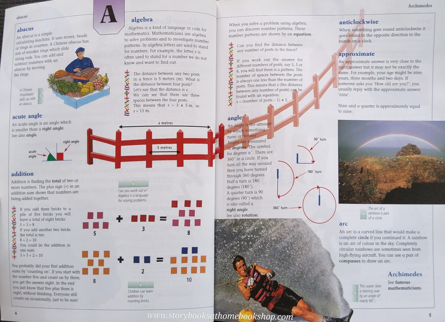 KNOWLEDGE BOOK** ♥️OXFORD CHILDREN'S A TO Z MATHS