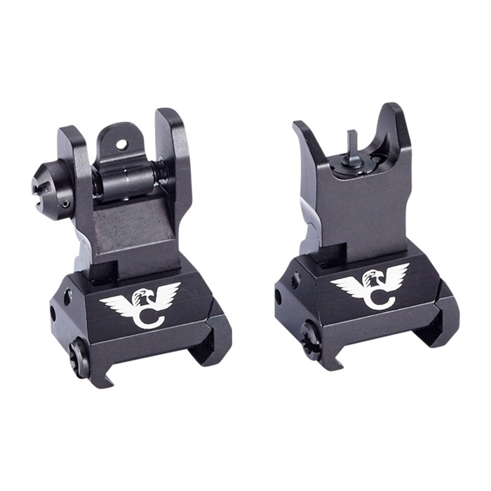 WILSON COMBAT - BACK UP SIGHT SET RAIL-MOUNTED (Aluminum)
