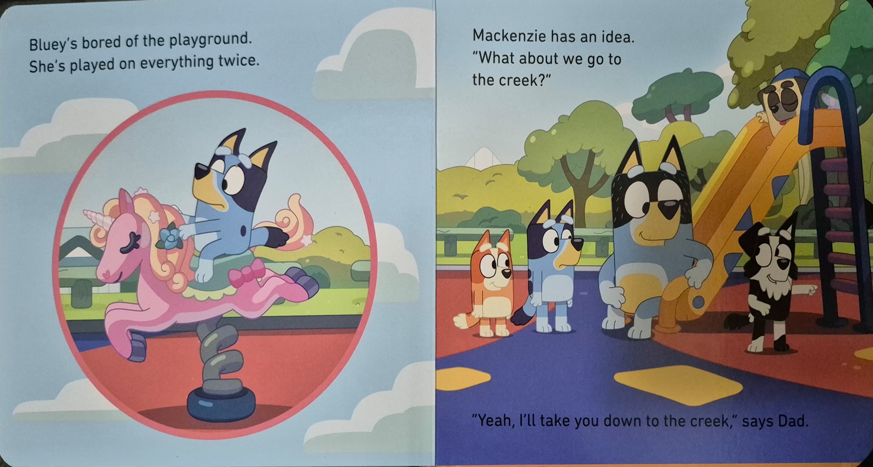 BOARD BOOK** 🍅🍓BLUEY THE CREEK