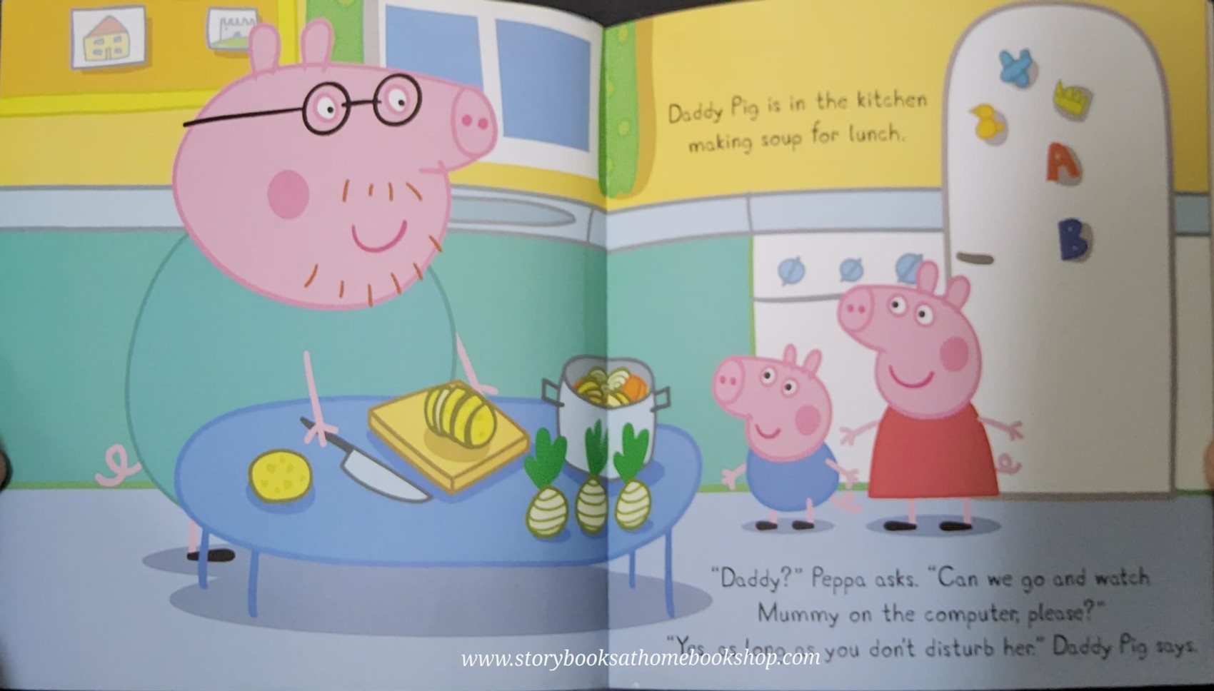 หนังสือนิทานปกอ่อน ** 🍅🍓PEPPA PIG'S FAMILY COMPUTER