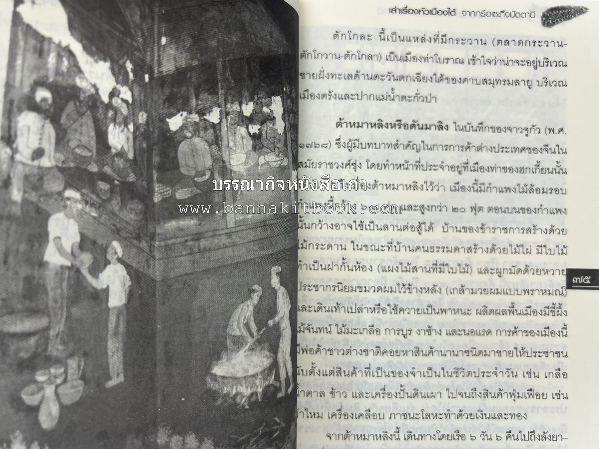 เล่าเรื่องหัวเมืองใต้ จากกรือเซะถึงปัตตานี โดย : พลาดิศัย สิทธิธัญกิจ.