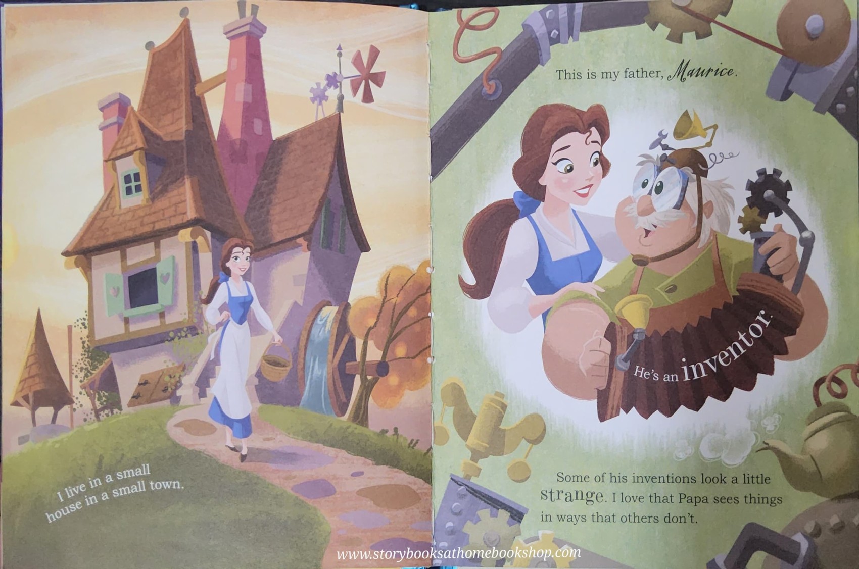 หนังสือนิทานปกแข็ง** 🍅🍅DISNEY PRINCESS BEAUTY AND THE BEAST:I AM BELLE