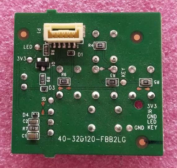 ตัวรับรีโมท/คีย์ทัช/คีย์คอนโทรล ACONATIC (อะโคเนติค) อะไหล่แท้ถอดจากเครื่อง รุ่น 32HS521AN 43HS521AN พาร์ท 40-32D120-FBB2LG
