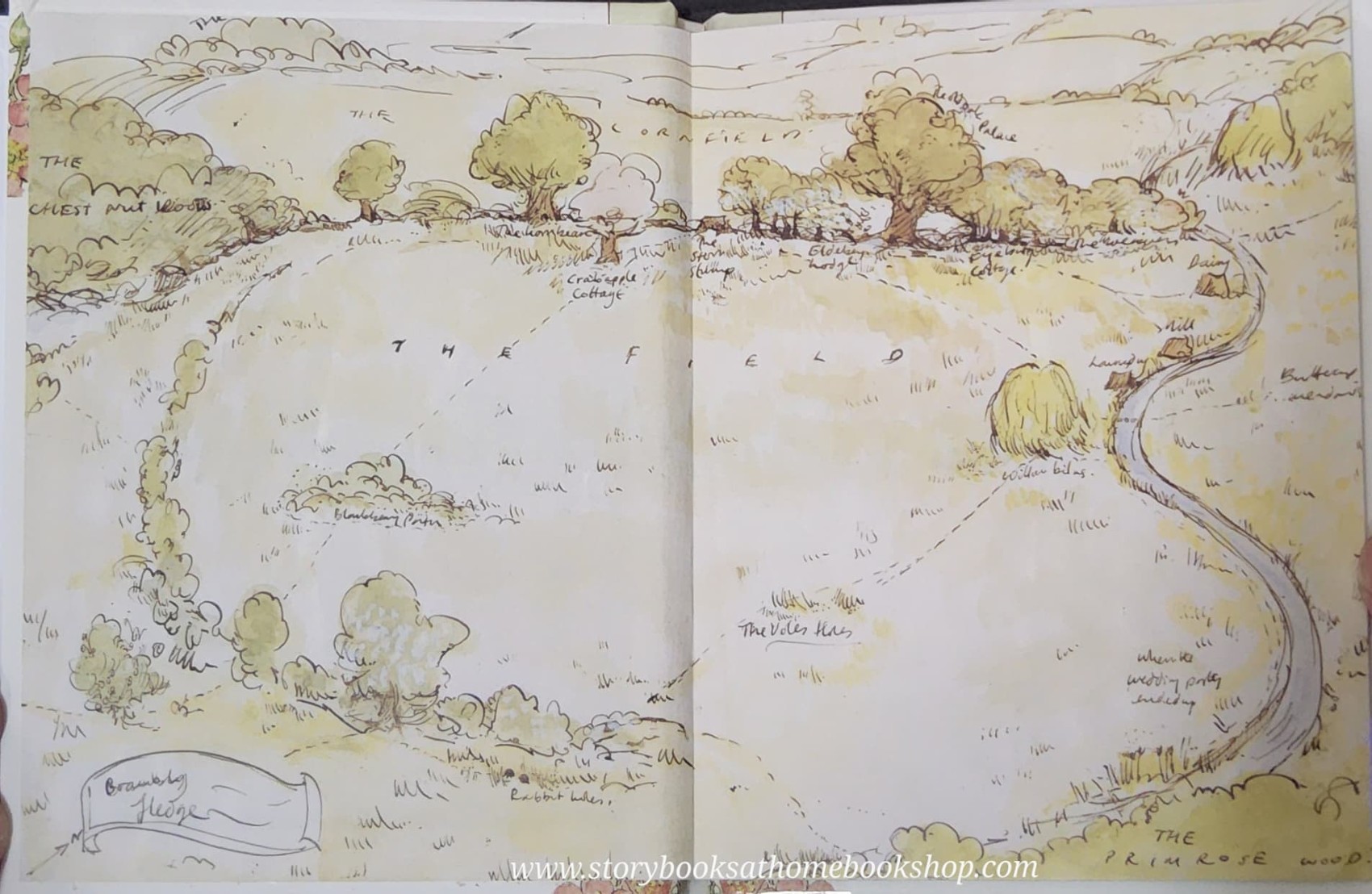 หนังสือนิทานปกแข็ง** 🍅🍓BRABLY HEDGE SUMMER STORY BY JILL BARKLEM