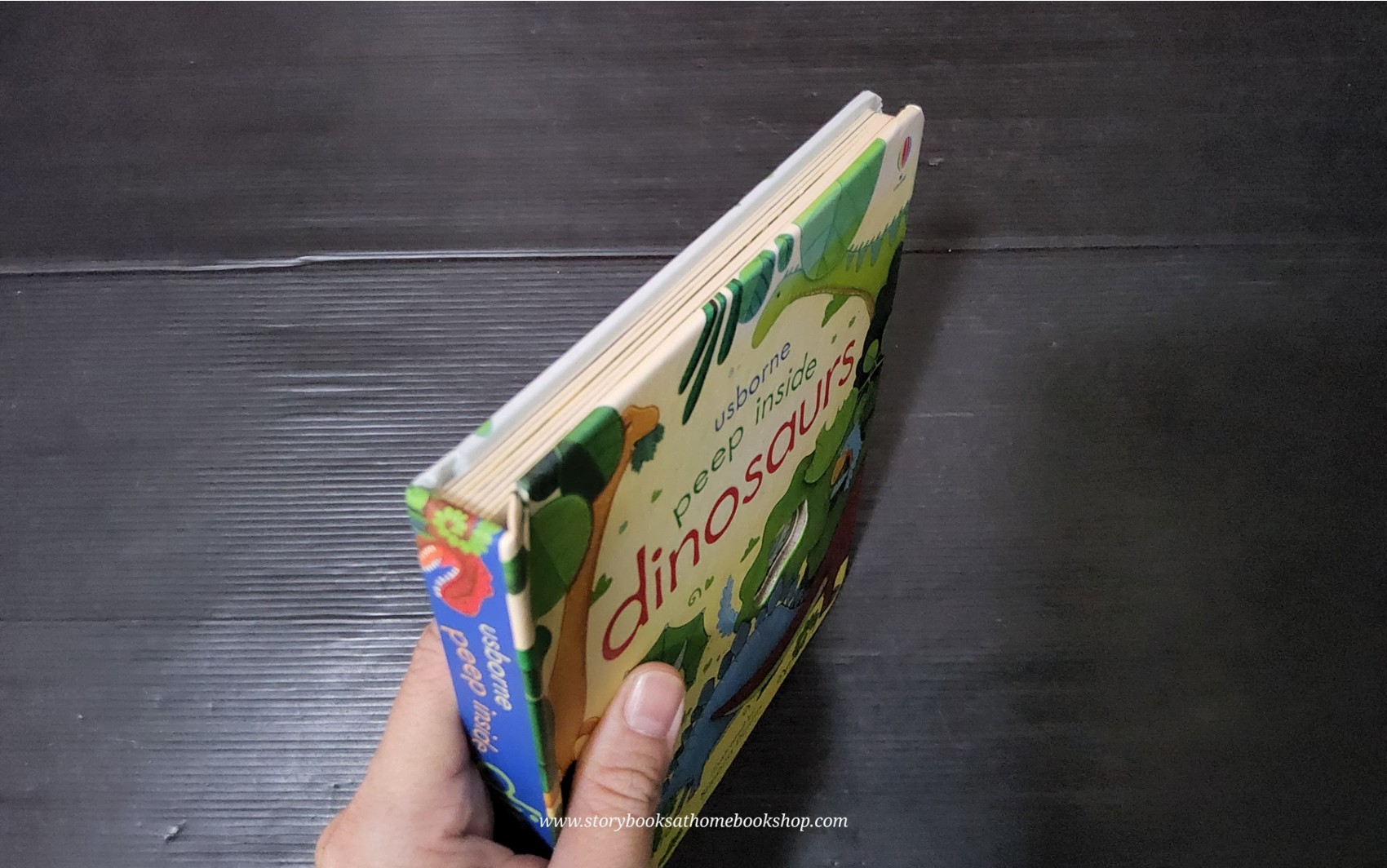 PEEP AND FLAP BOARD BOOK ** ð
ð
USBORNE PEEP INSIDE DINOSAURS