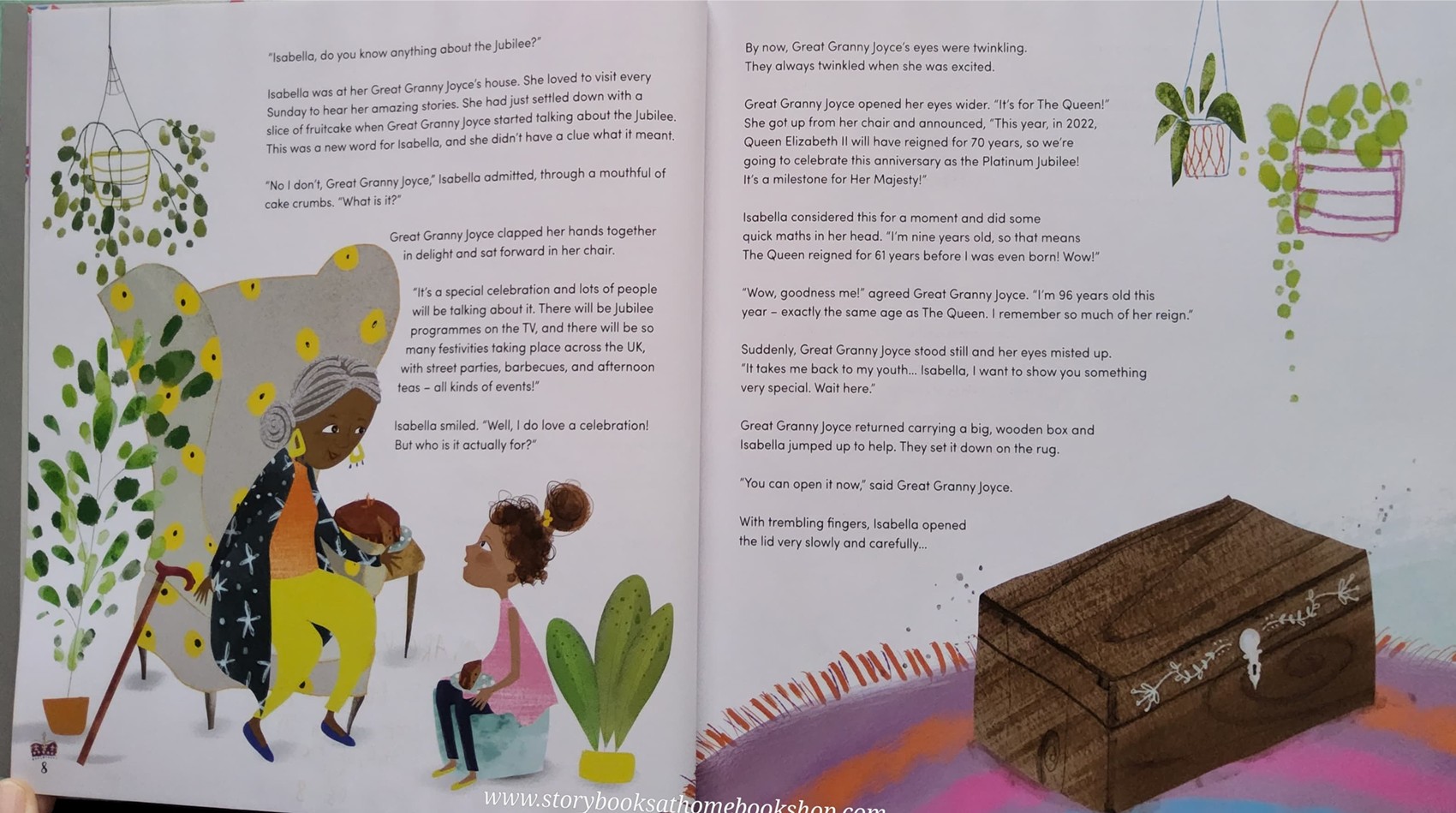 RECOMMENDED BOOK** **หนังสือนิทานปกแข็ง ** ♥️QUEEN ELIZABETH A PLATINUM JUBILEE CELEBRATION