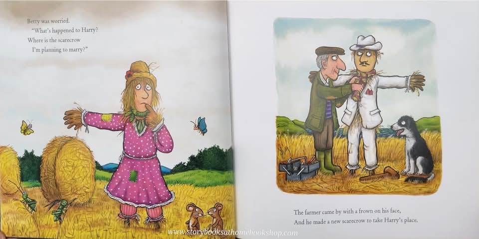 หนังสือนิทานปกแข็ง** 🍅🍅THE SCARECROWS' WEDDING BY JULIA DONALSON.AXEL SCHEFFLER