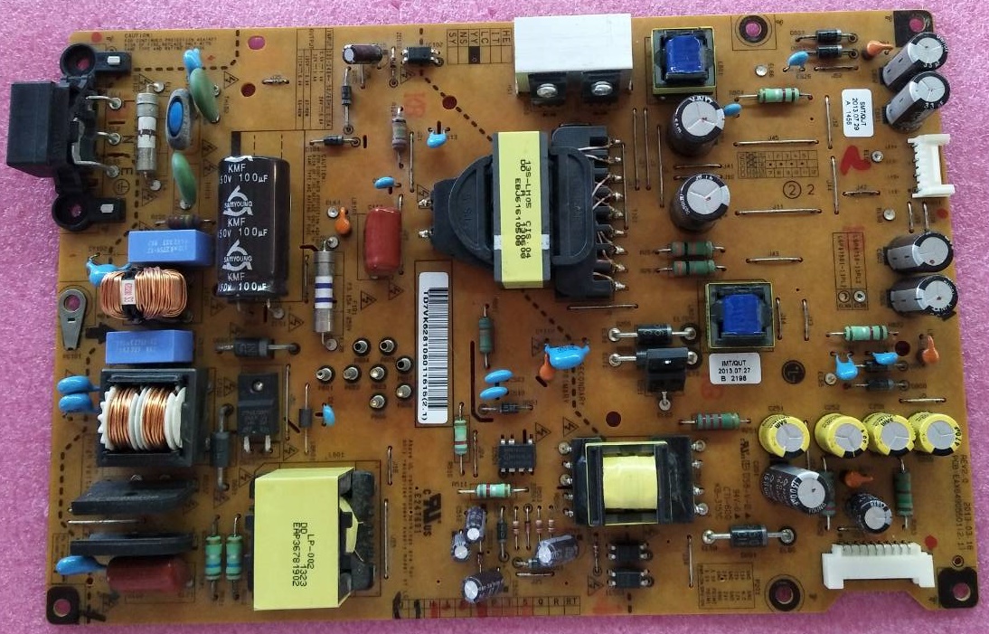 ซับพลาย แอลจี LG ของแท้ถอดจากเครื่อง ใช้กับรุ่น 47LA623T 47LA6200 47LN570T 47LN5710 50LN5400 50LA6130 50LA623T 50LA6200 พาร์ท EAY62810801 EAX64905501