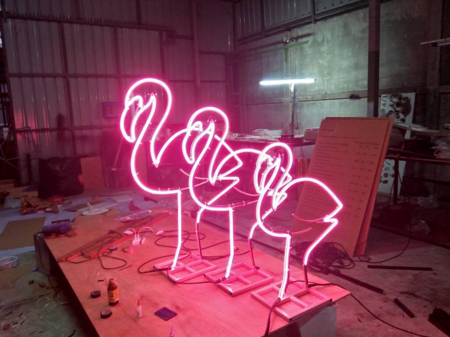 #ป้ายไฟนีออนดัดหลอดแก้ววินเทจ