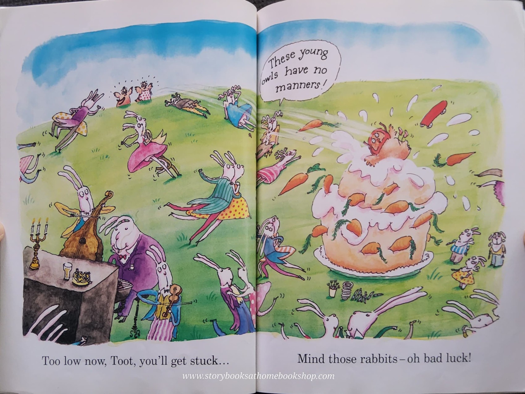 หนังสือนิทานปกอ่อน ** 🍅🍓TOOT! LEARNS TO FLY BY GERALDINE TAYLOR AND JILL HARKER