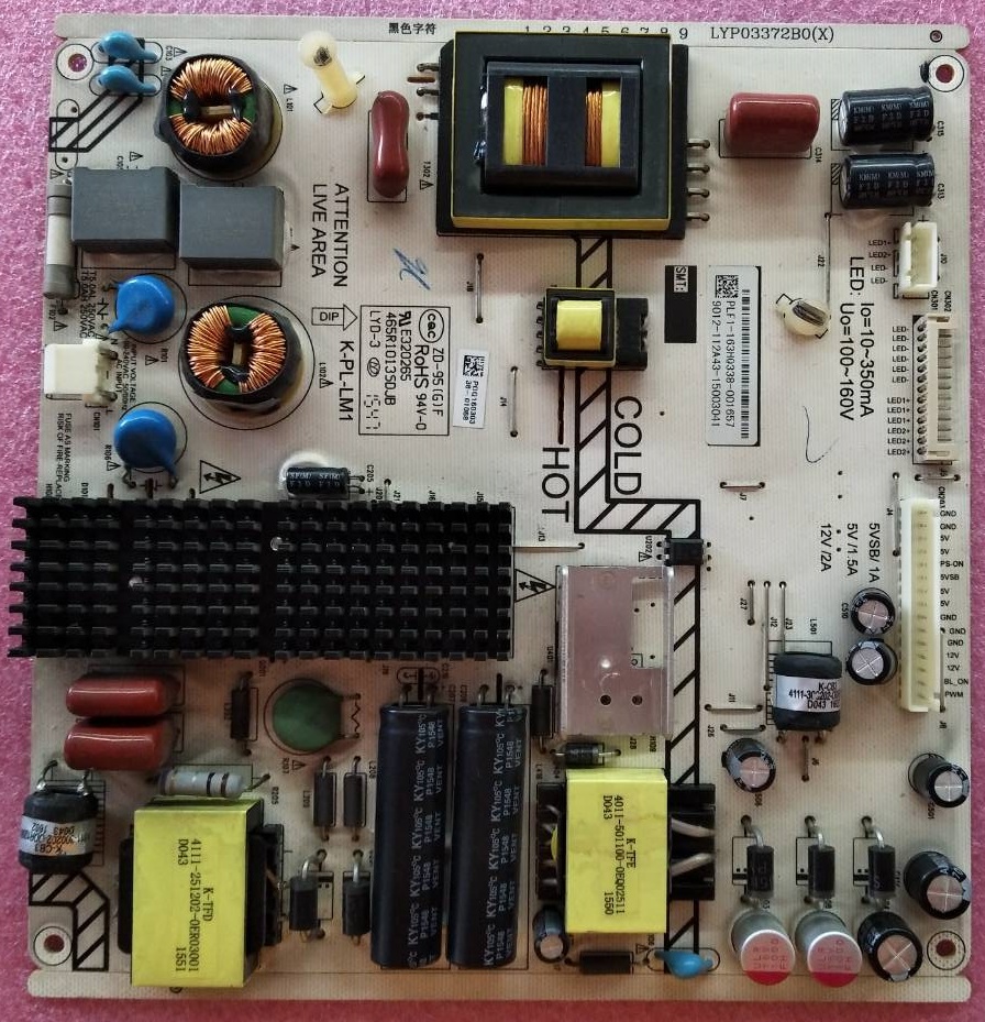 ซัพพลายทีวีโปรวิชั่น PROVISION ของแท้มือสองพร้อมใช้งาน ใช้กับรุ่นLT-50G53 พาร์ทK-PL-LM1