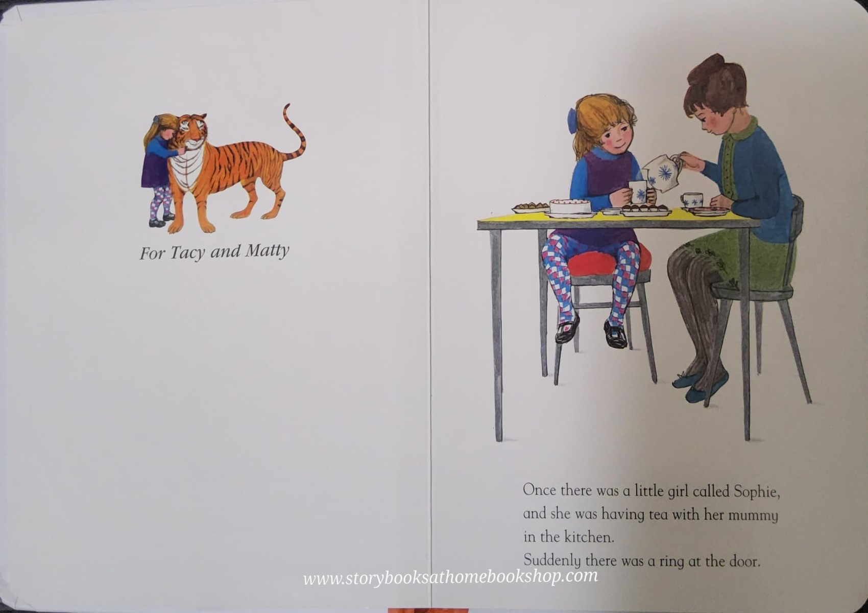 BOARD BOOK** 🍅🍅THE TIGER WHO CAME TO TEA BY JUDITH KERR