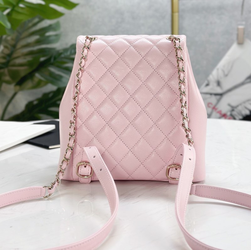 [Pre-order]Chanel Small Backpack In Grain Calfskin With Gold-Tone Metal Lilac งาน VIP คุณภาพที่ดีที่สุด