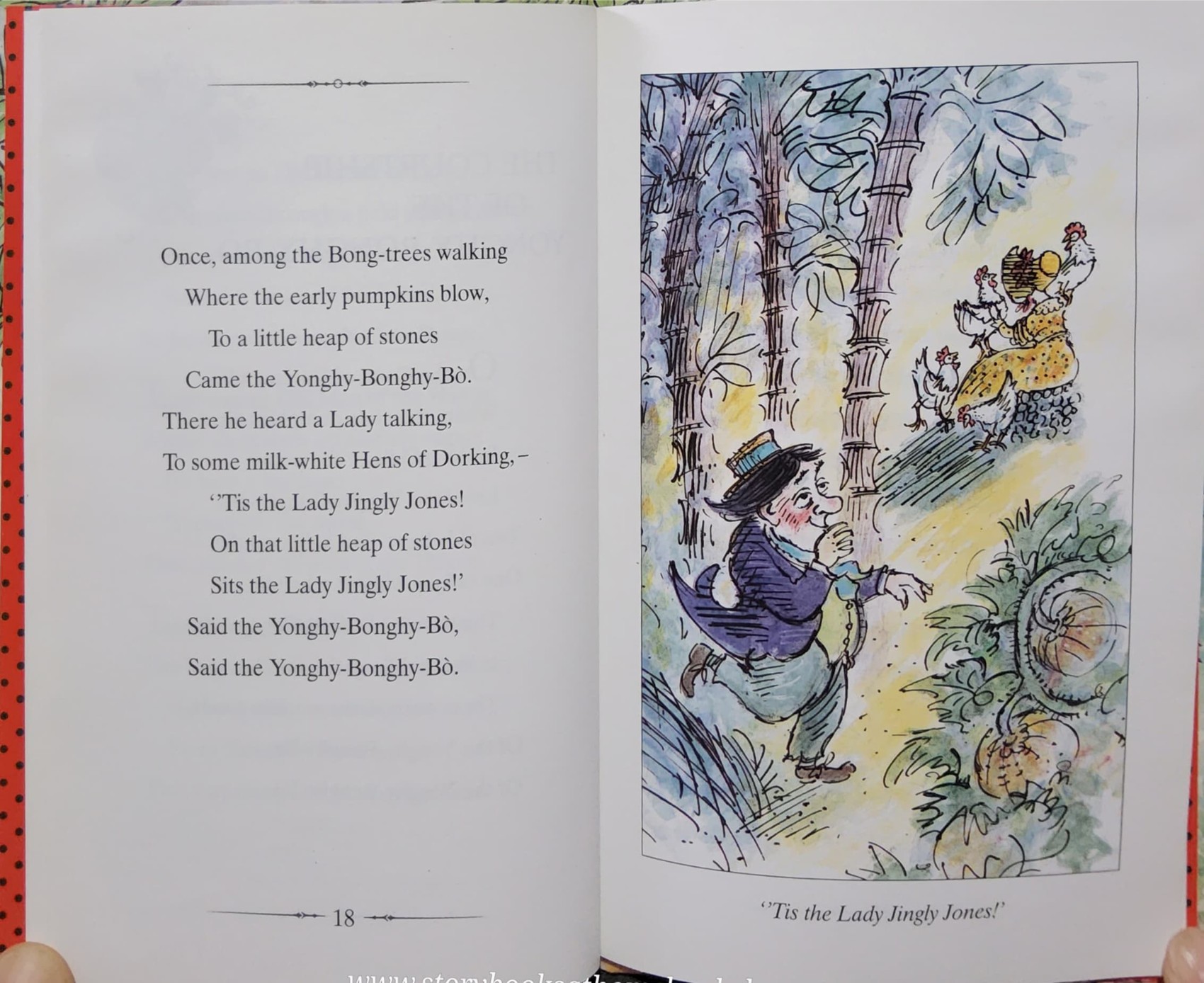 หนังสือนิทานปกแข็ง ** ♥️ CLASSIC VERSE: NONSENSE RHYME ♥️