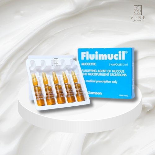 Fluimucil / (1 กล่อง / 5 หลอด)