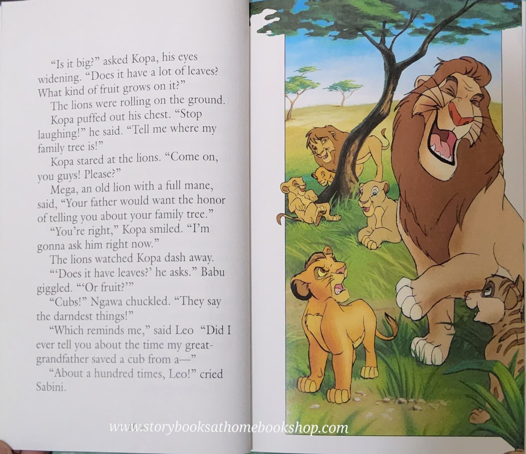 หนังสือนิทานปกแข็ง** 🍅🍅DISNEY'S THE LION KING VILTURE SHOCK