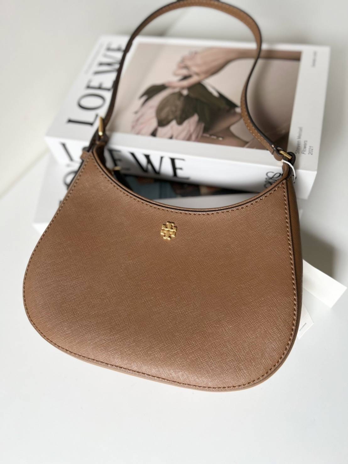 New Tory Burch Emerson zip shoulder bag