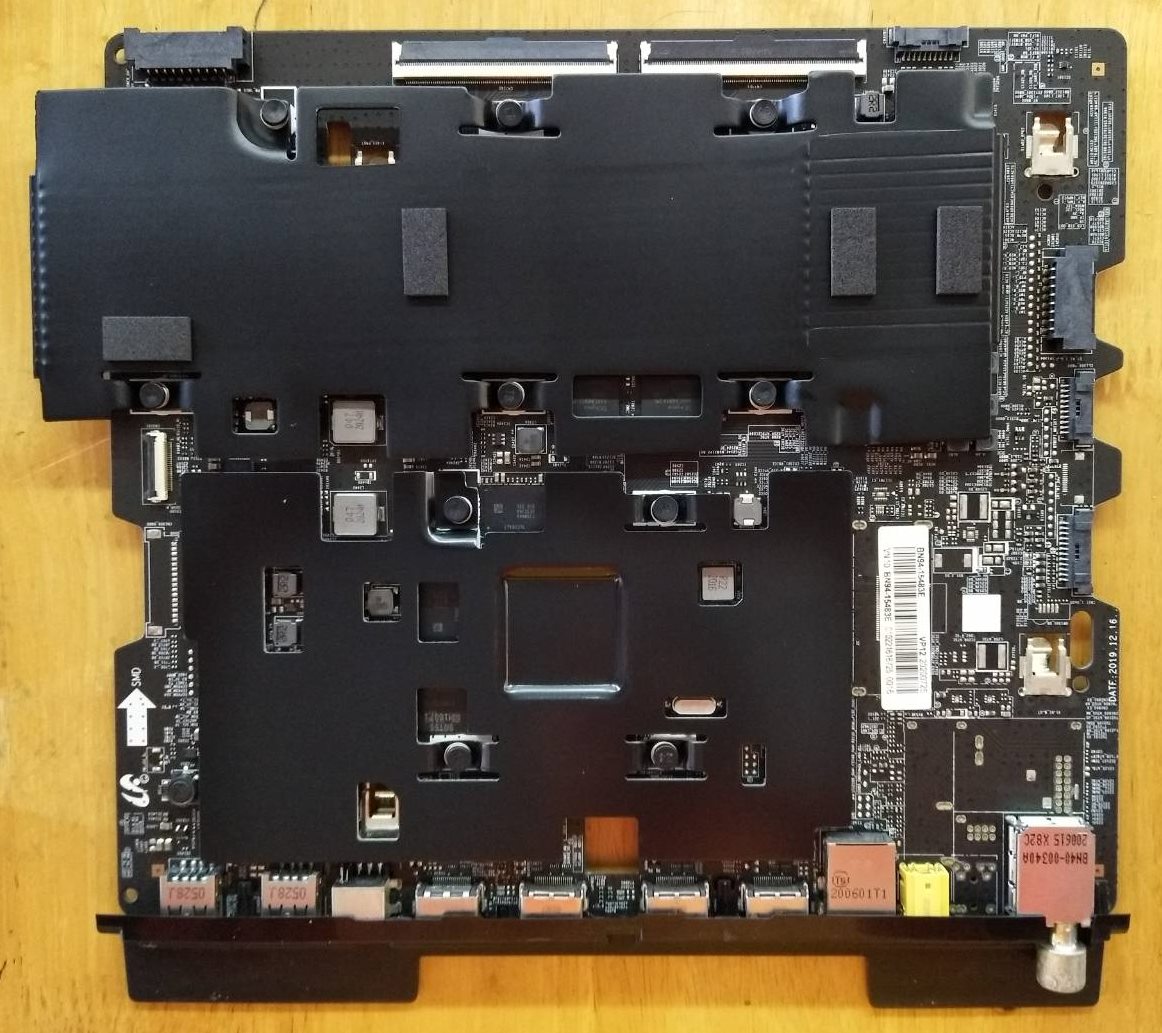 เมนบอร์ดซัมซุง (Mainboard TV Samsung) อะไหล่แท้แกะจากเครื่องใหม่จอแตก รุ่นQA65Q800TAKXXT เวอร์ชั่น FD02 :BN94-15483E