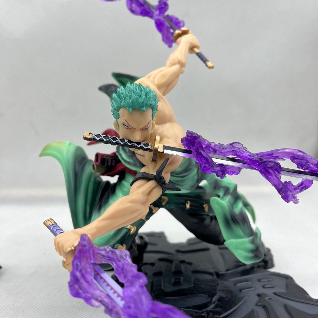 เอฟเฟคเกลียวดาบโซโล*สีม่วงเข้มรุ่นใหม่* (3ชิ้น) Effect Sword Roronoa Zoro (ไม่รวมโมเดล)