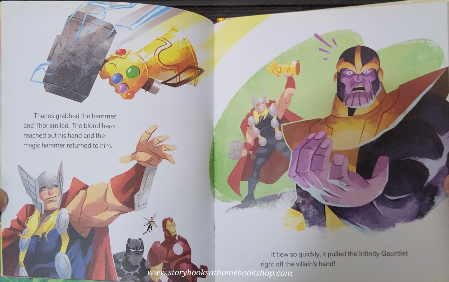 หนังสือนิทานปกแข็ง** 🍅🍓A TREASURE COVE STORY:MARVEL AVENGERS:THE THREAT OF THANOS