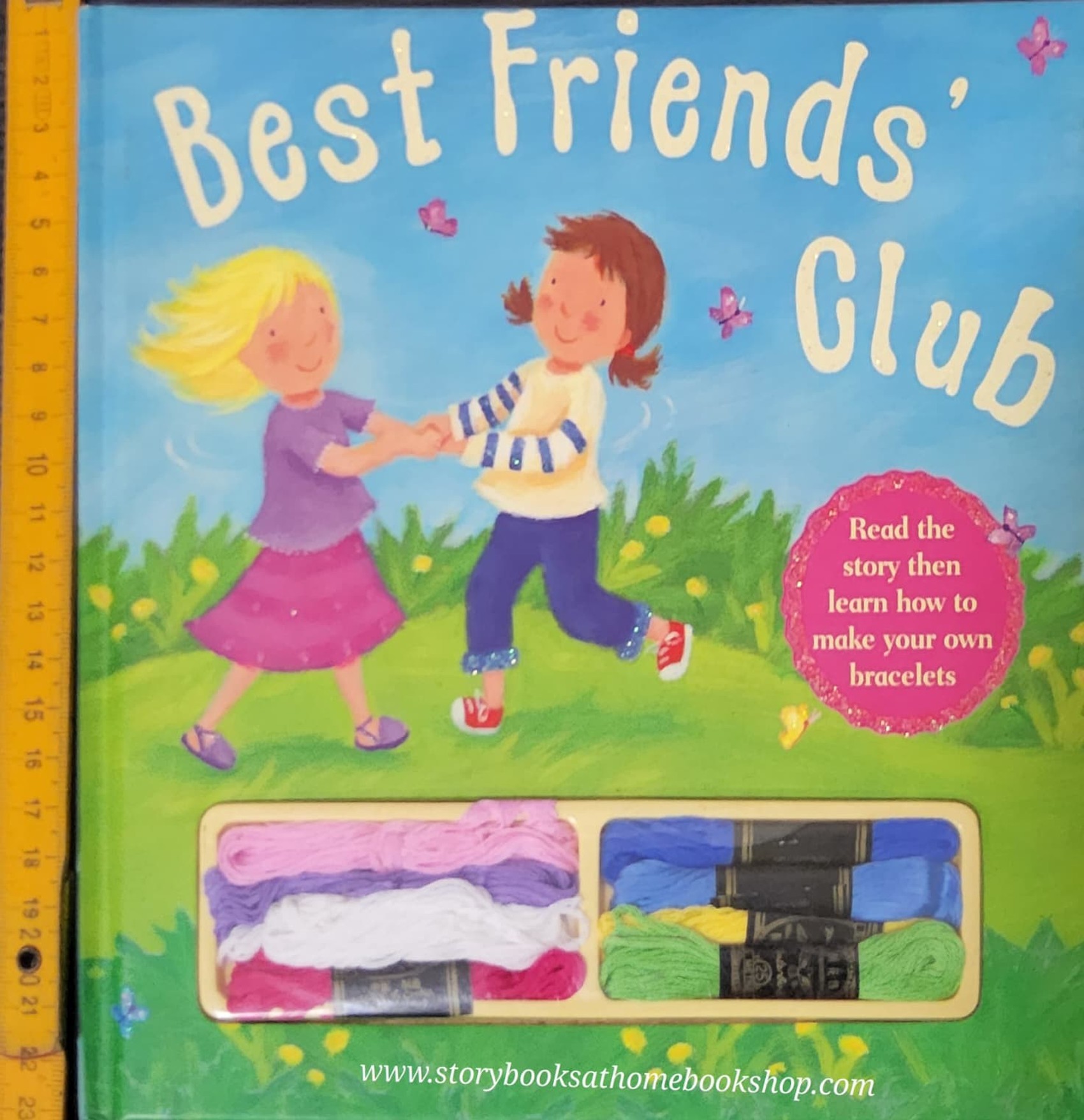 หนังสือนิทานปกแข็ง ** 🍅🍓BEST FRIENDS' CLUB read the story and Learn how to make your own bracelets