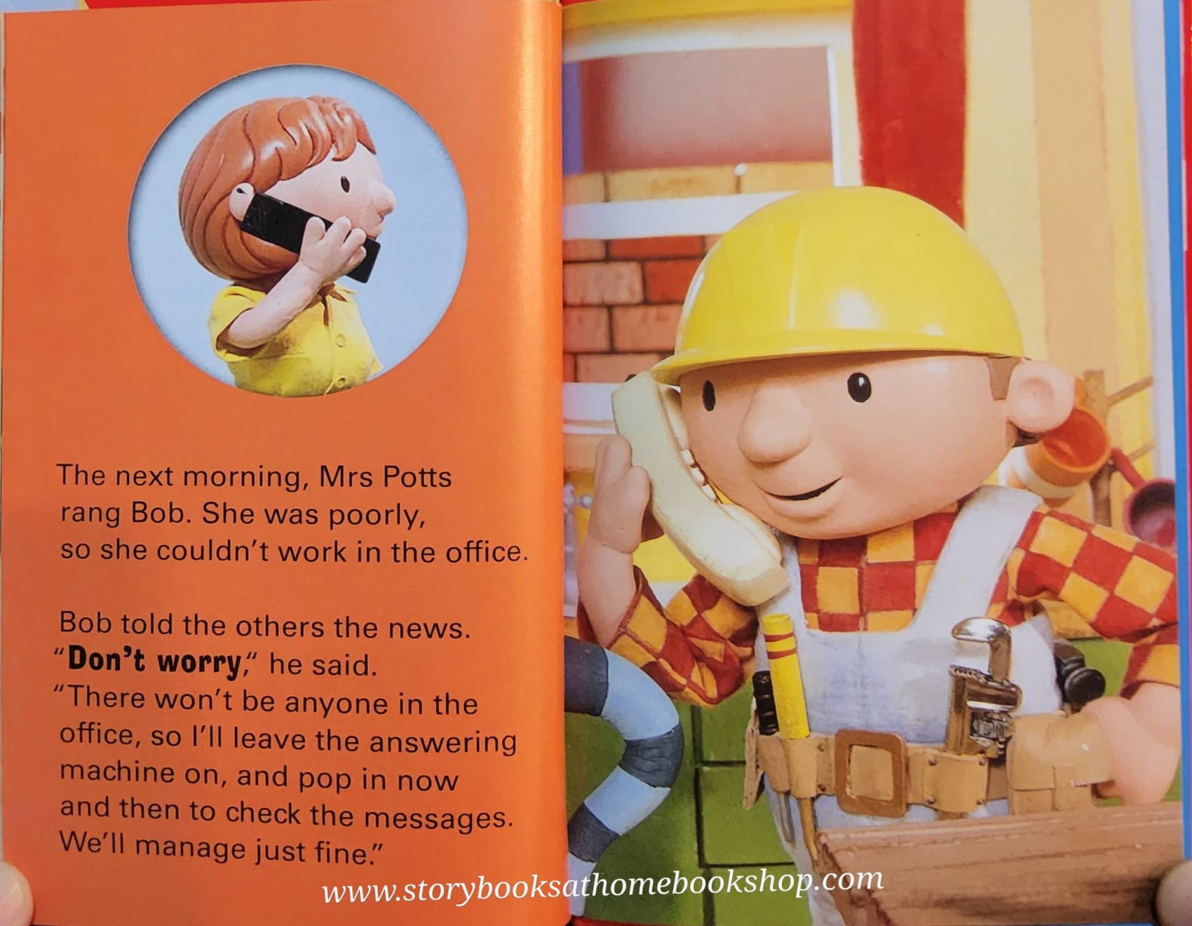 หนังสือนิทานปกแข็ง ** ♥️BOB THE BUILDER BOB'S BIG SURPRISE♥️