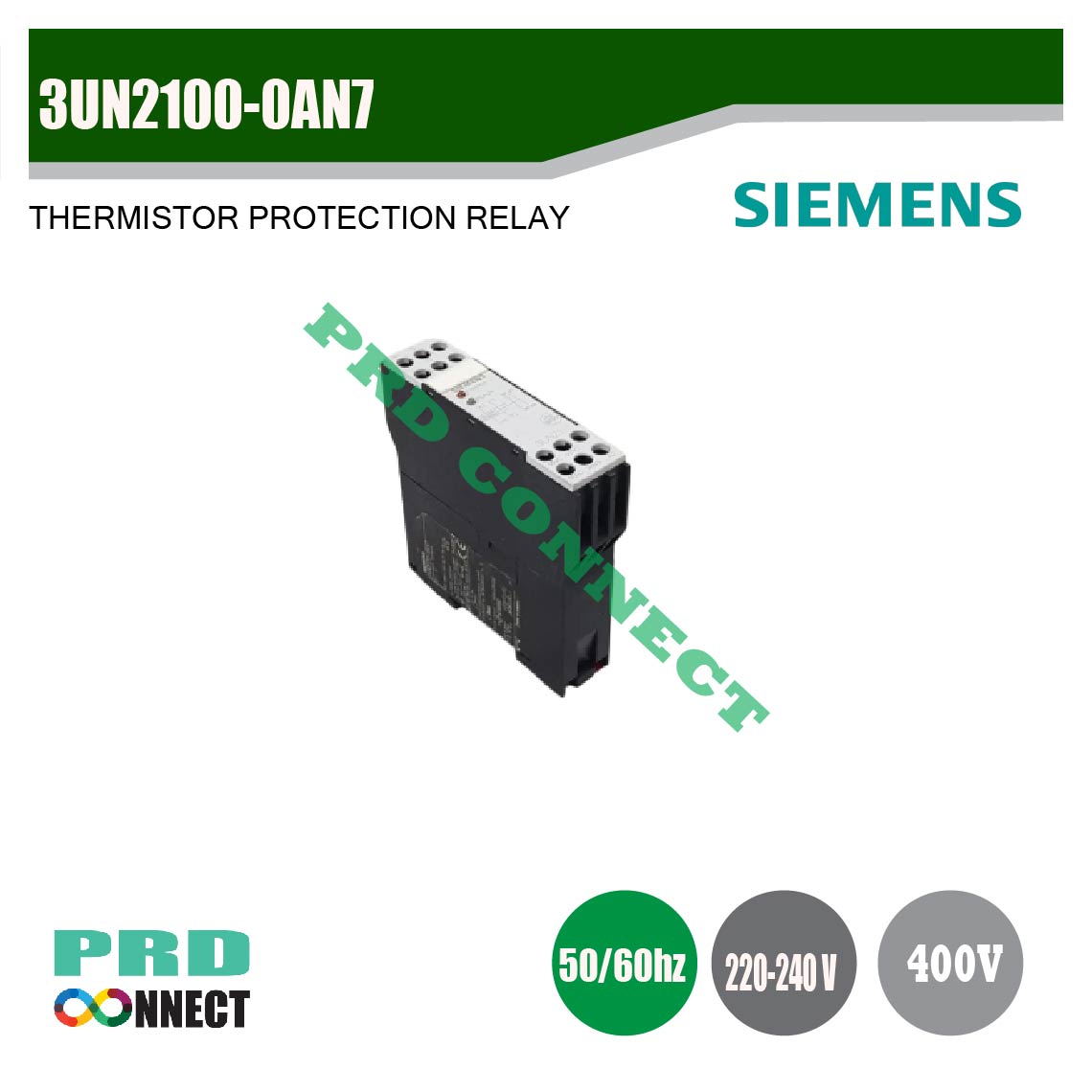 3UN2100-0AN7, THERMISTOR PROTECTION RELAY, SIEMENS