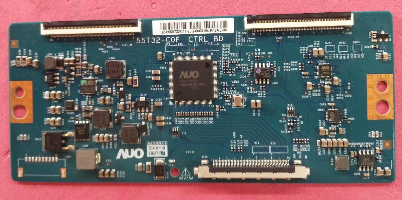 T-CON (ทีคอน) TCL (ทีซีแอล) อะไหล่แท้/ของถอด ใช้กับรุ่น LED50P6US พาร์ท 55T32-C0F CTRL BD