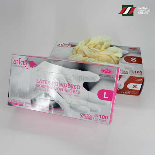 ถุงมือทางการแพทย์ แบบไม่มีแป้ง และไม่มีแป้ง Disposable Gloces, No Powder / With Powder