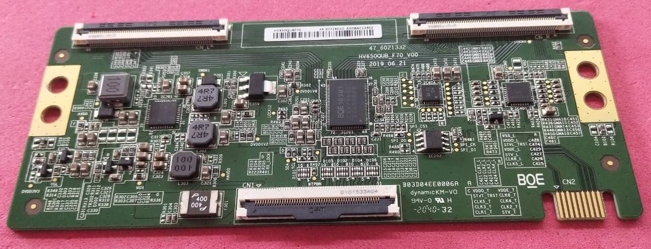 T-CON ACONATIC(อะโคเนติก)มือสองพร้อมใช้งาน ใช้กับรุ่น 65US534AN พาร์ทบอร์ดHV650QUBF70