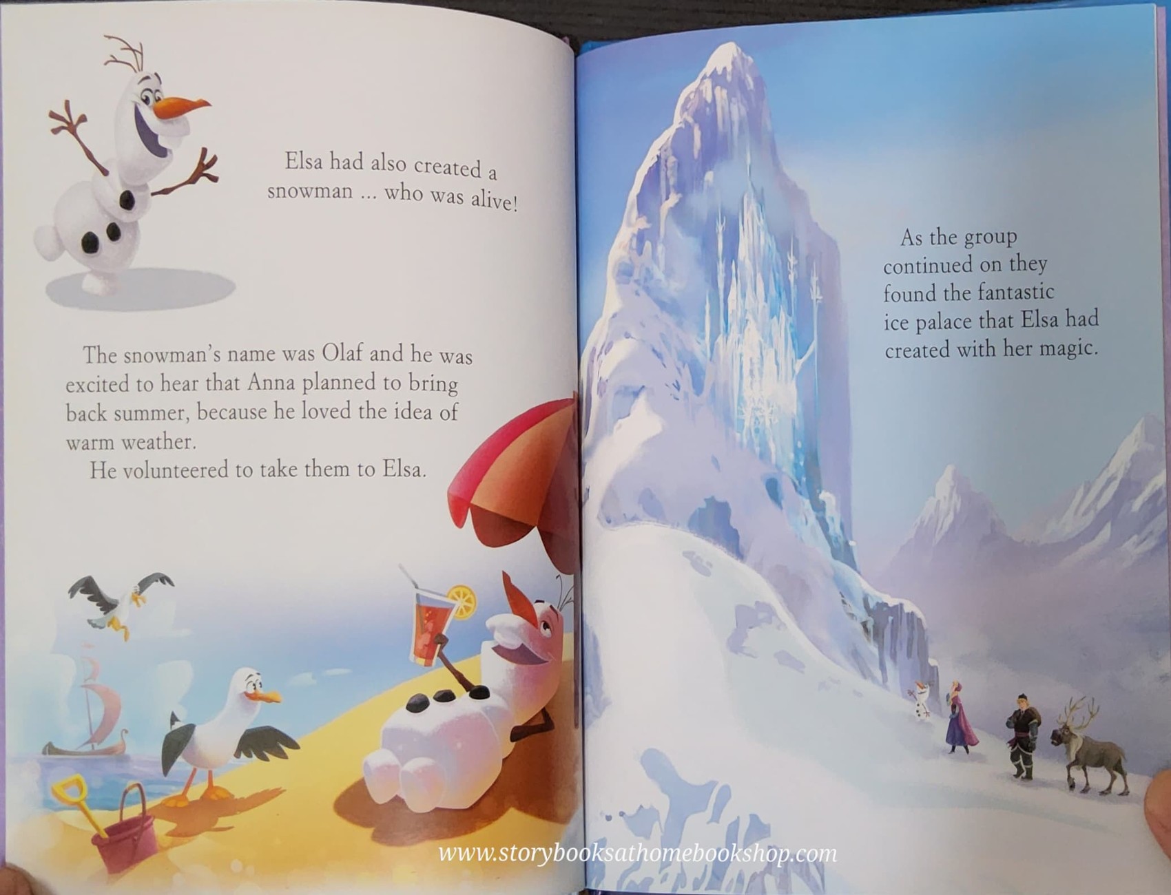 หนังสือนิทานปกแข็ง** 🍅🍓DISNEY FROZEN MAGICAL STORY 3D COVER