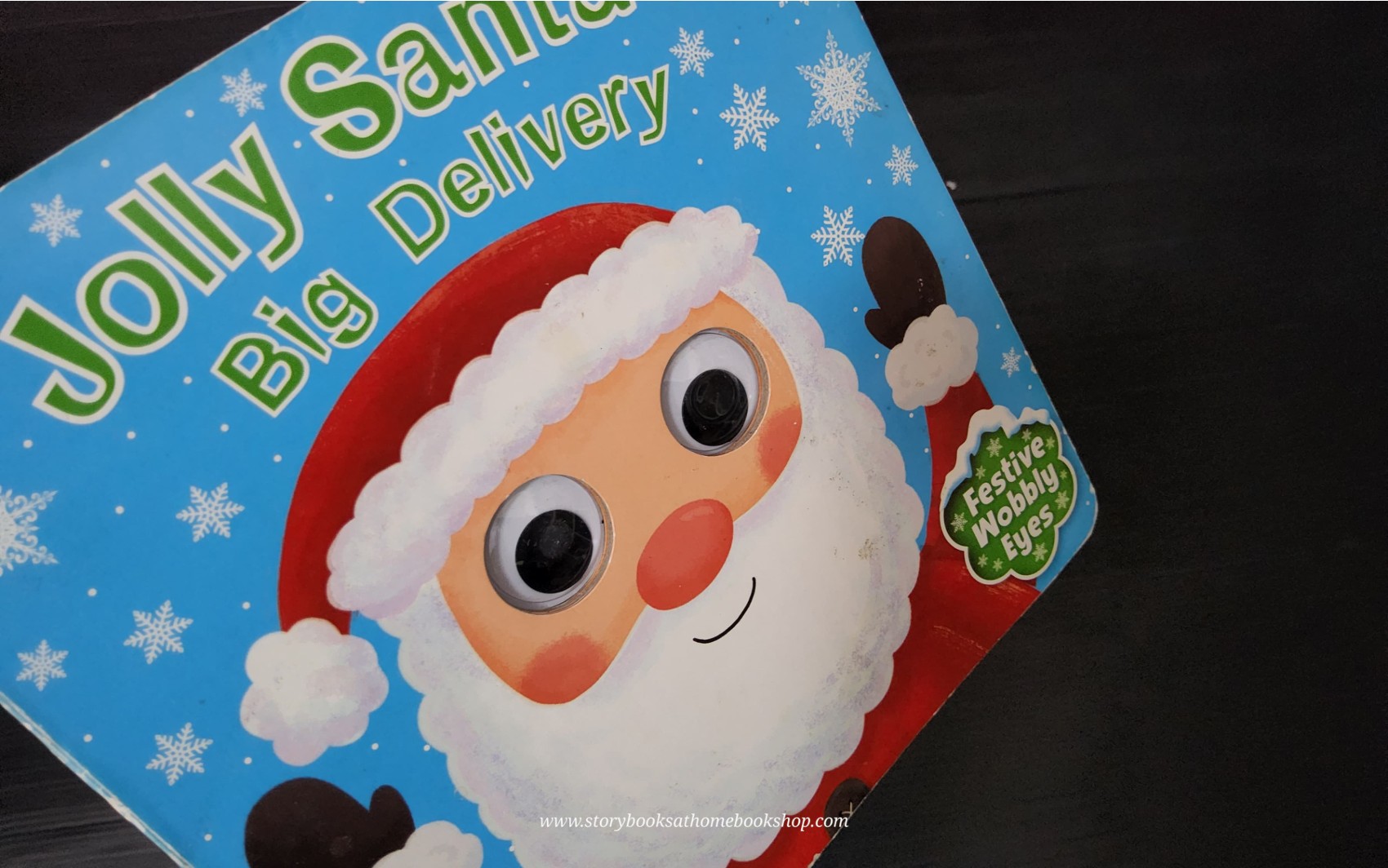 FESTIVE WOBLLY EYES BOARD BOOK ** 🍓🍓JOLLY SANTA'S BIG DELIVERY