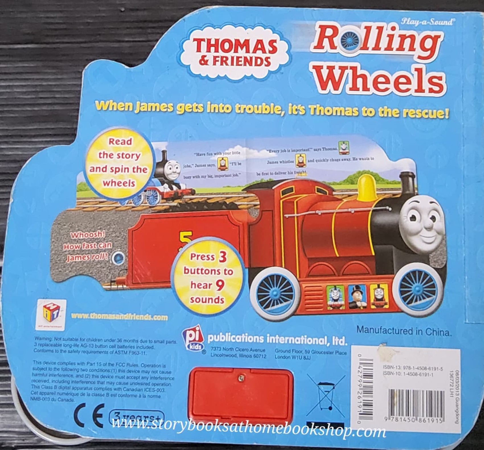 SOUND BOARD BOOK** ð
ð
THOMAS&FRIENDS: ROLLING WHEEL