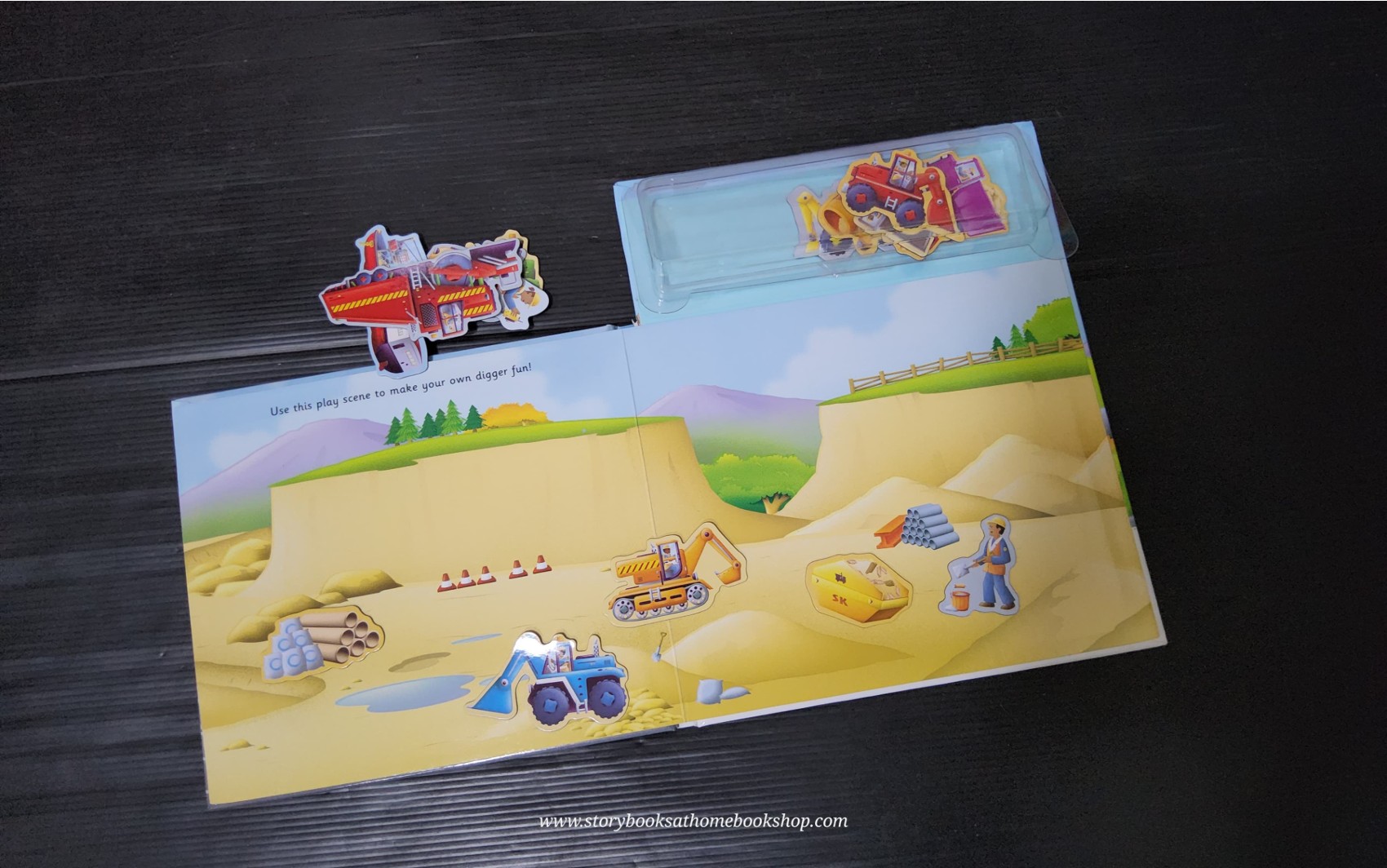 MAGNET BOARD Book** 🍅🍅LET'S PLAY DIGGERS MAGNETIC STORY AND PLAY BOOK