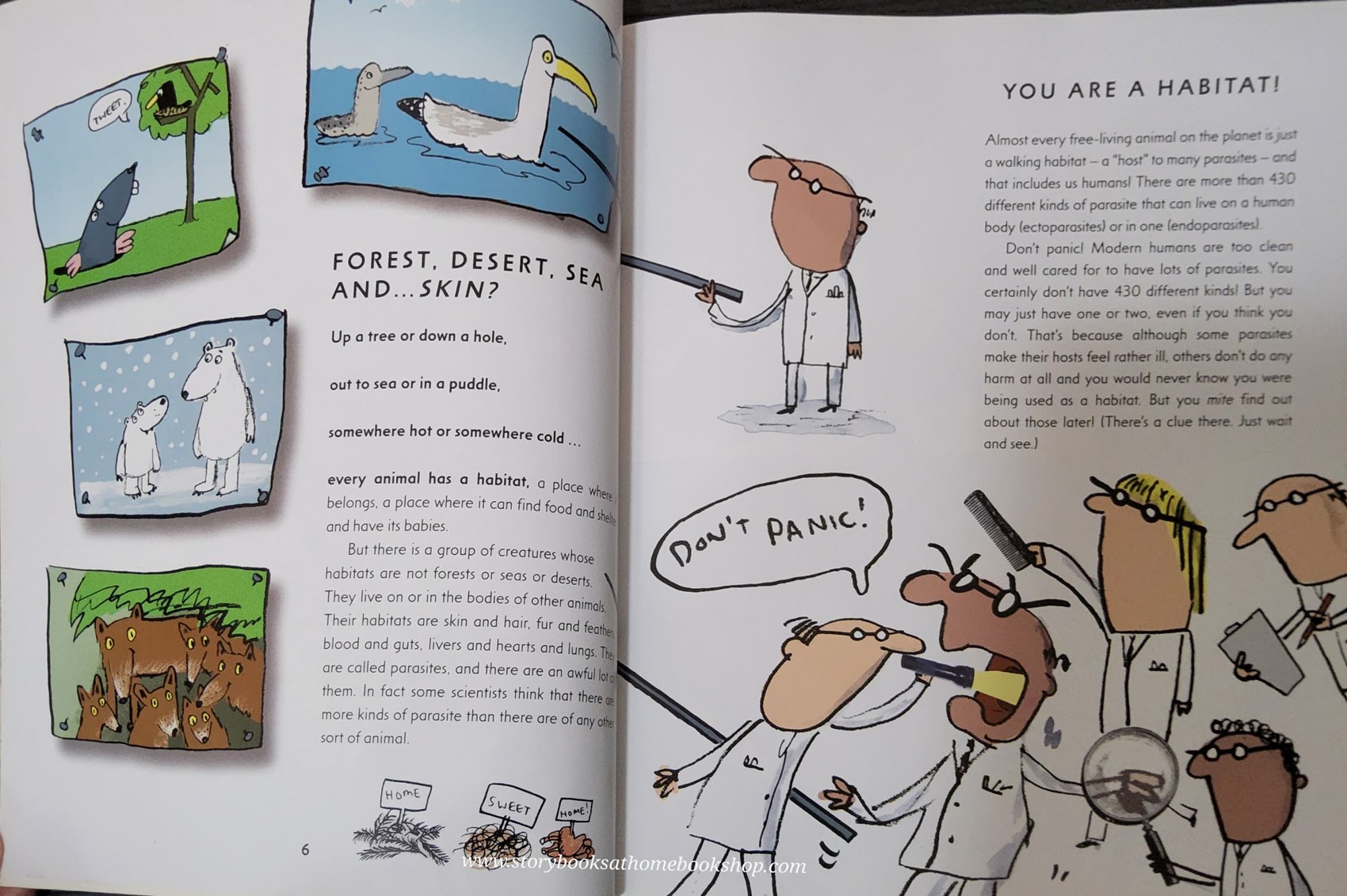 หนังสือนิทานปกอ่อน ความรู้** 🍅🍓ANIMAL SCIENCE: WHAT'S EATING YOU? PARASIRES-THE INSIDE STORY